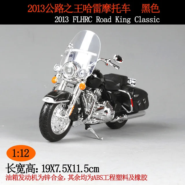 Maisto 1:12 Harley Davidson 2013 Flhrc Road King Classic Bike