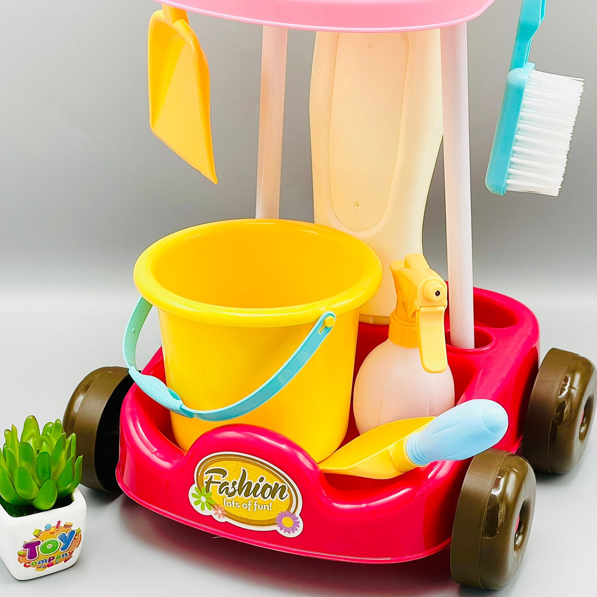 Pretend Play Grow Flower Trolley Set