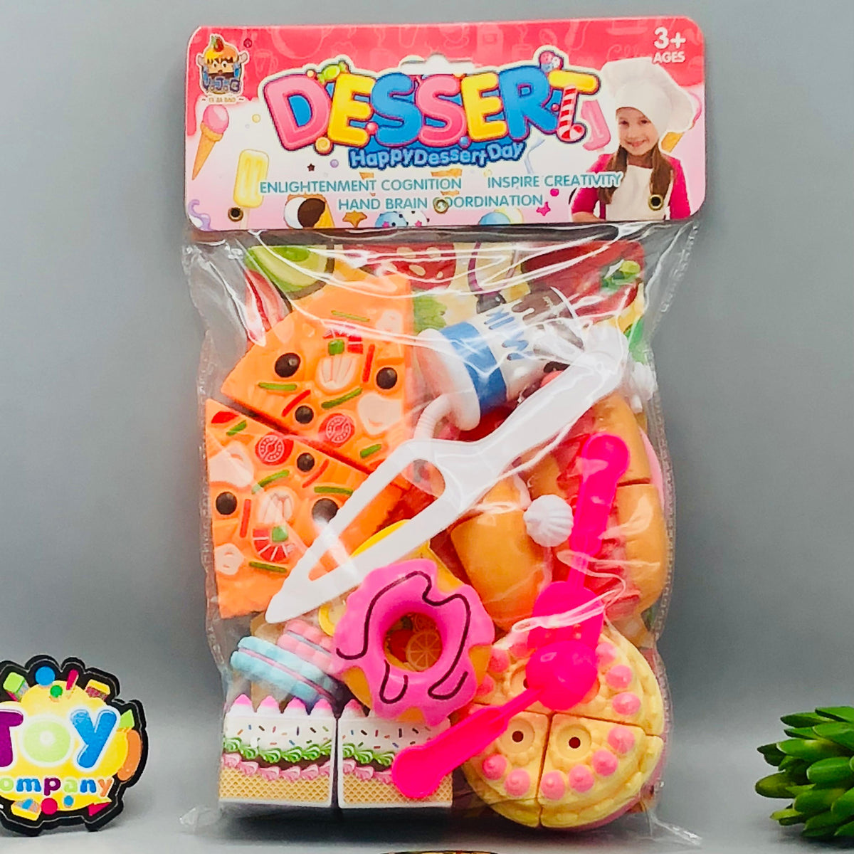 15Pcs Pretend Play Kids Dessert Cutting Set