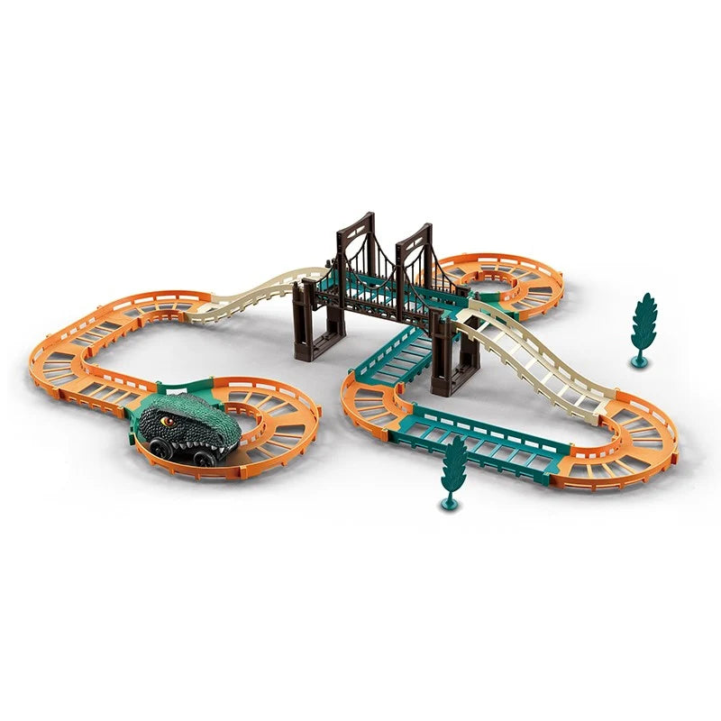 DIY Dino Urban Rail Track Set