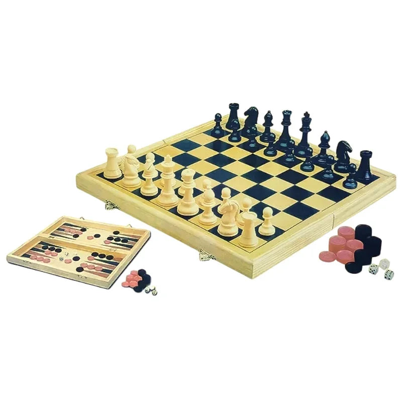 3in1 Premium Classic Chess Game Play Set