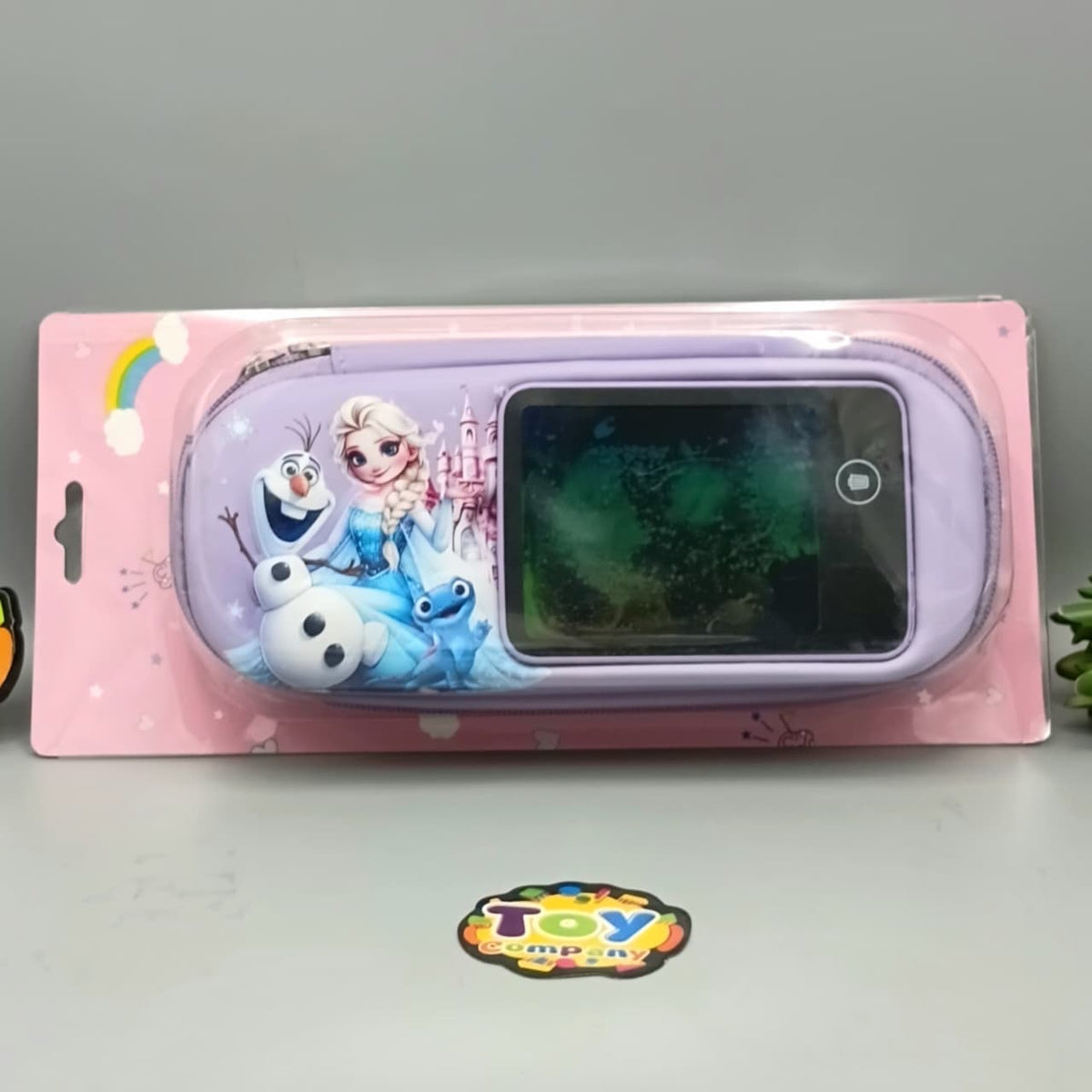 Princes Themed Kids Pencil Pouch With LCD Writing Tablet