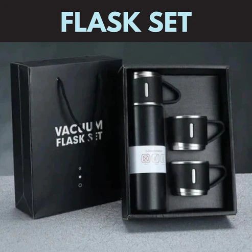 500ml Stainless Steel Bottle Vacuum Flask Set