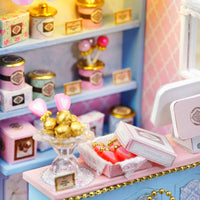 DIY Miniature Yummy Candy Shop With LED Lights