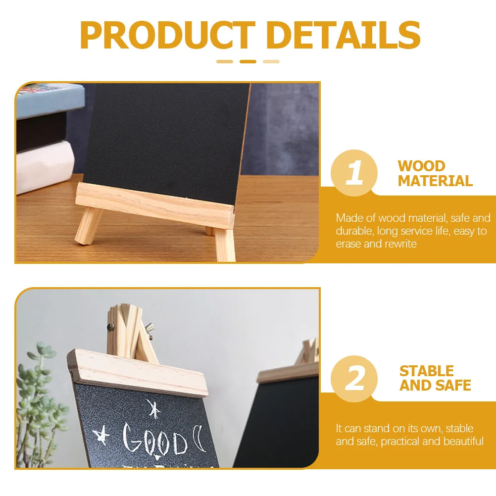 18* Inches Wooden Mini Black Board