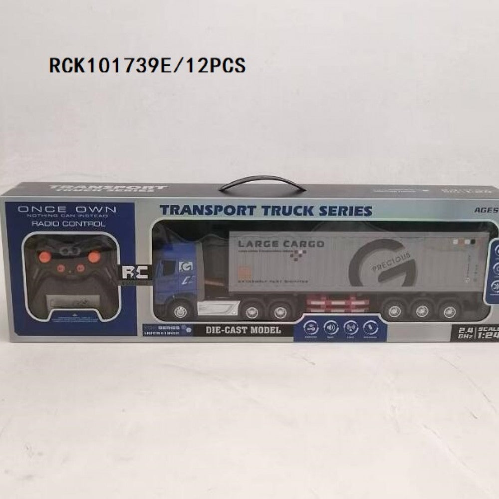 1:24 RC 2.4GHz Diecast Large Cargo Transport Truck
