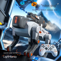 RC Ai Intelligent Gel Blaster Robot Dog With Smoke