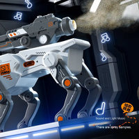 RC Ai Intelligent Gel Blaster Robot Dog With Smoke