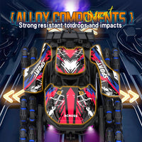 2.4GHz RC Alloy 6 Wheels Stunt Spray Car