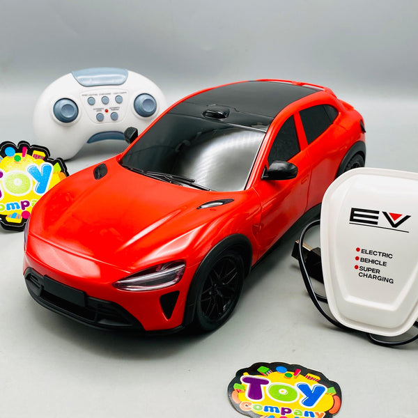 RC Electric Tesla Y Model With EV Charger
