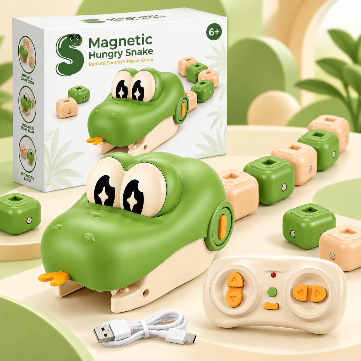 RC Magnetic Hungry Snake Game