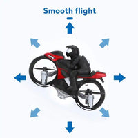 2.4GHz RC Mini Flying Bike With Lights
