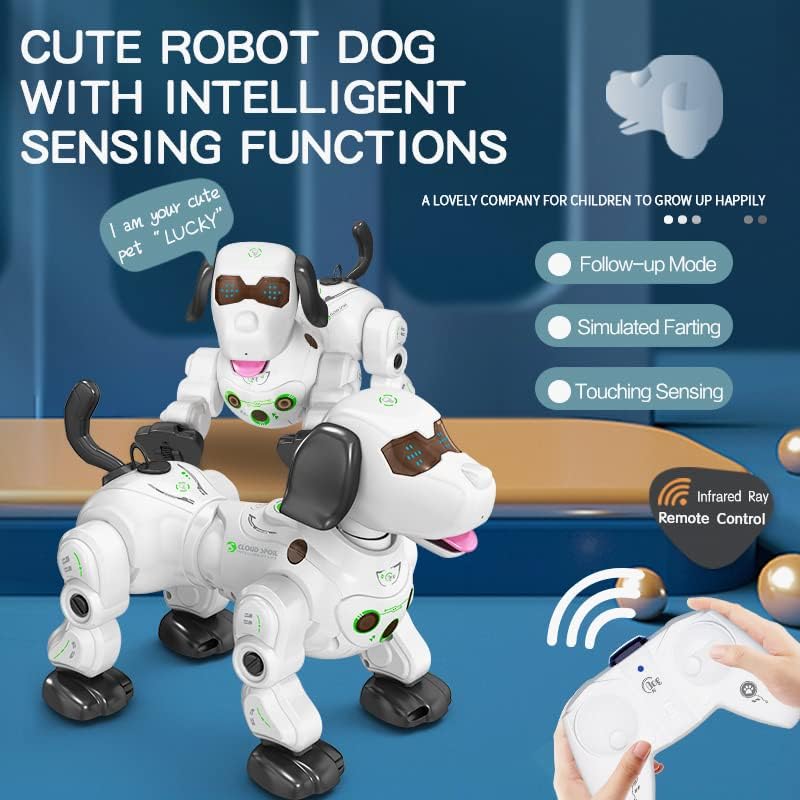 RC Multi-functional Lucky Robot Dog With Smoke