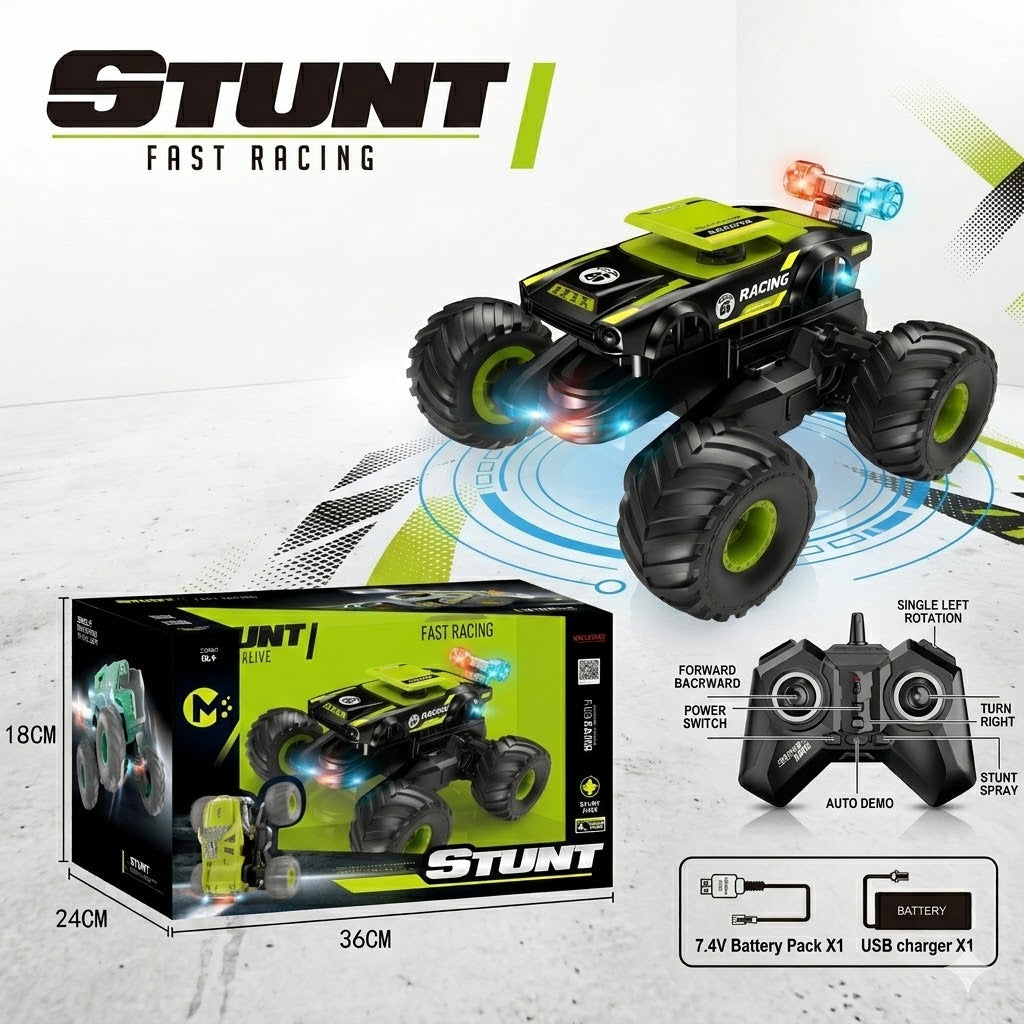 2.4GHz RC Stunt Fast Racing Car With Smoke