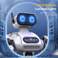 2.4GHz RC 8 Wheels Stunt Robot Dog With Smoke