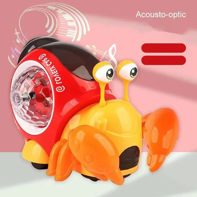 Electric Crawling Snail With 3D Lights & Music