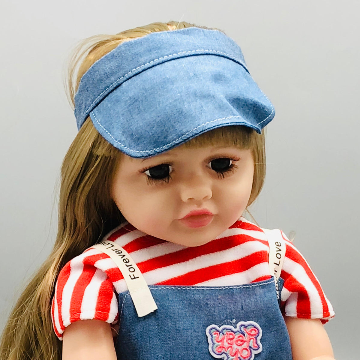 18* Inches Premium Reborn Doll With Music - Denim Cutie