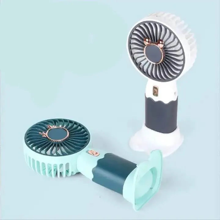 Rechargeable Hello Summer Mini Fan With Separate Base