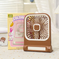 Rechargeable Adjustable Angle Mini Table Fan
