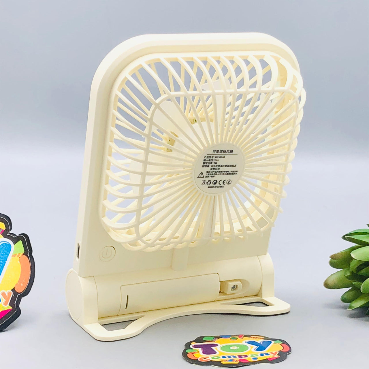 Rechargeable Adjustable Angle Mini Table Fan
