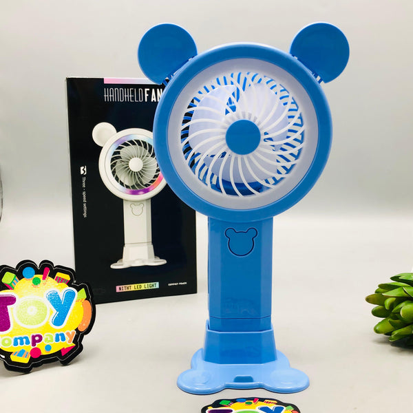Rechargeable Bear Cooling Fan With Night Lights