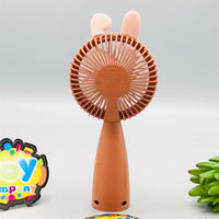 Rechargeable Handheld Cooling Fan With Light