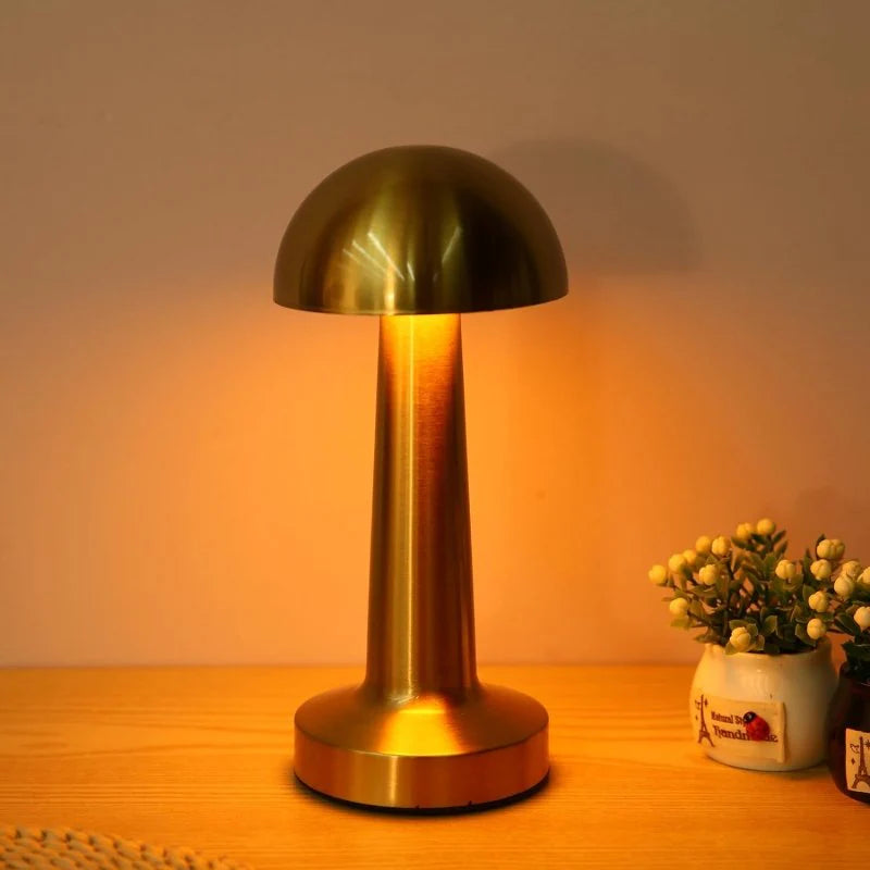 Rechargeable & Touchable Cordless Metal LED Table Lamp