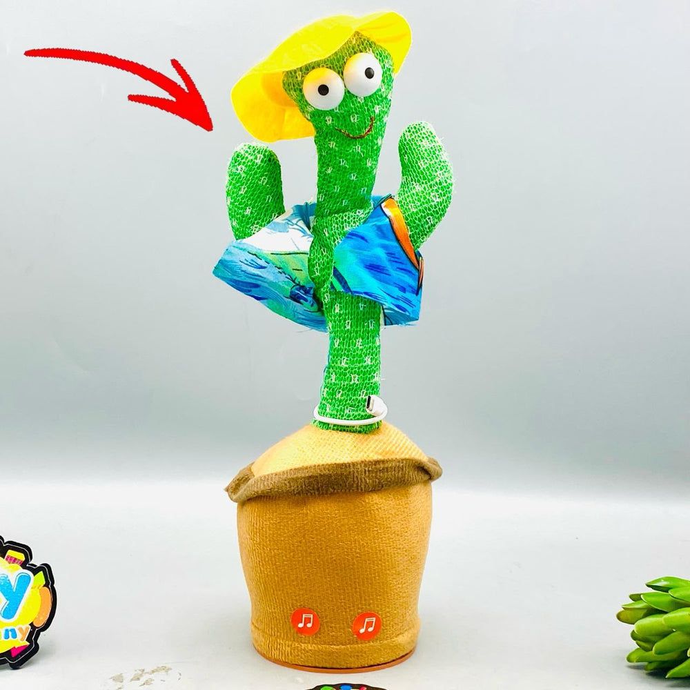 Rechargeable Cute Dancing and Talking Cactus - Major Fault