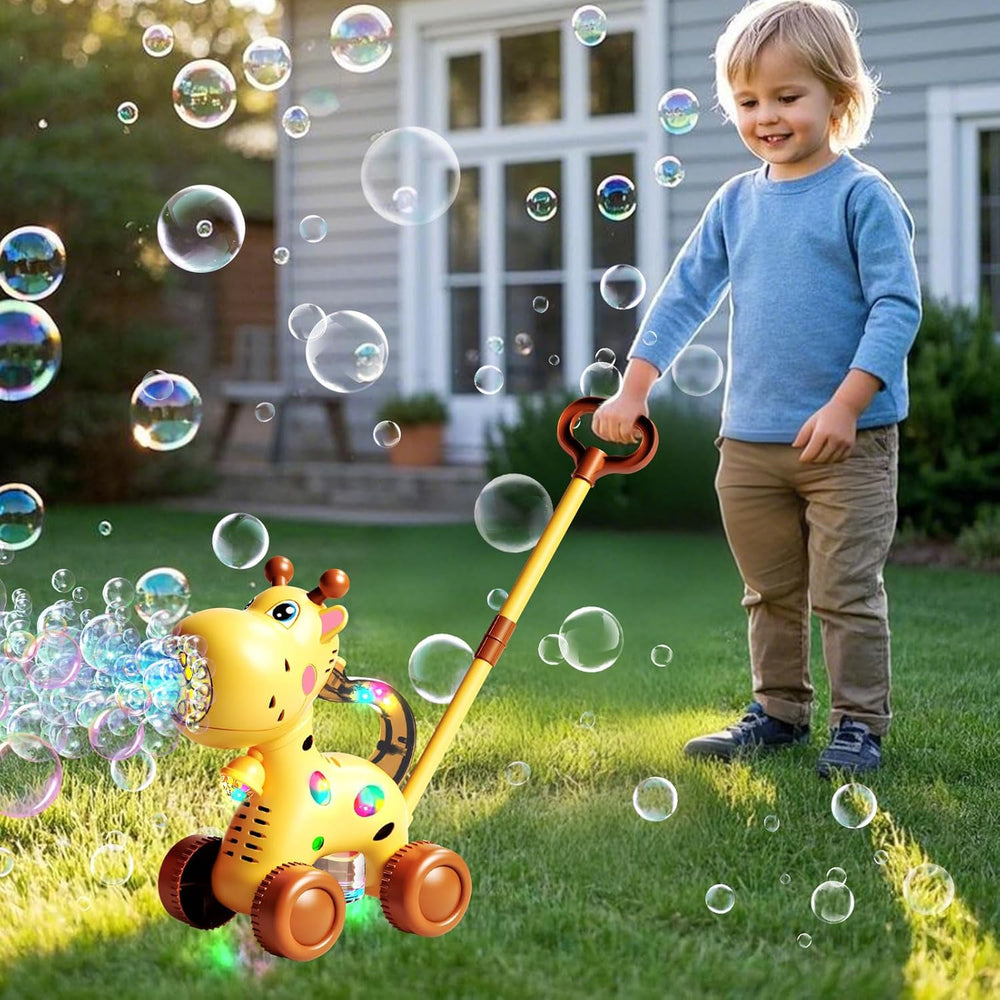 Rechargeable Cute Giraffe Bubble Machine