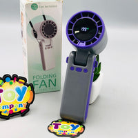 Rechargeable Digital Display Halter Cooling Fan