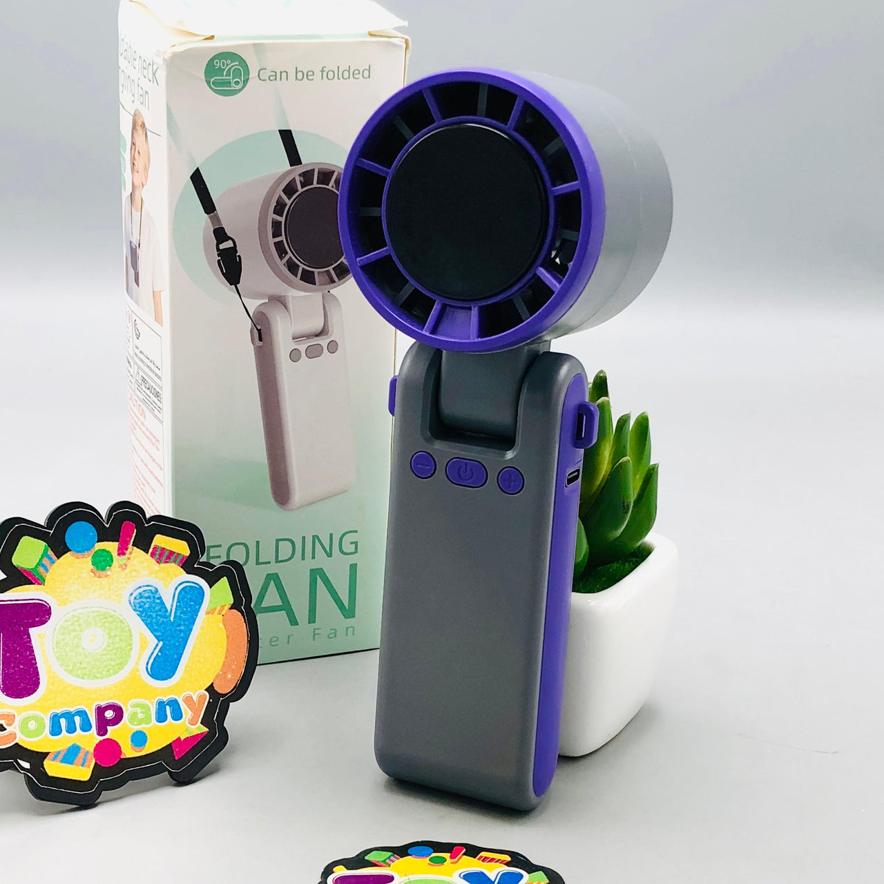 Rechargeable Digital Display Halter Cooling Fan