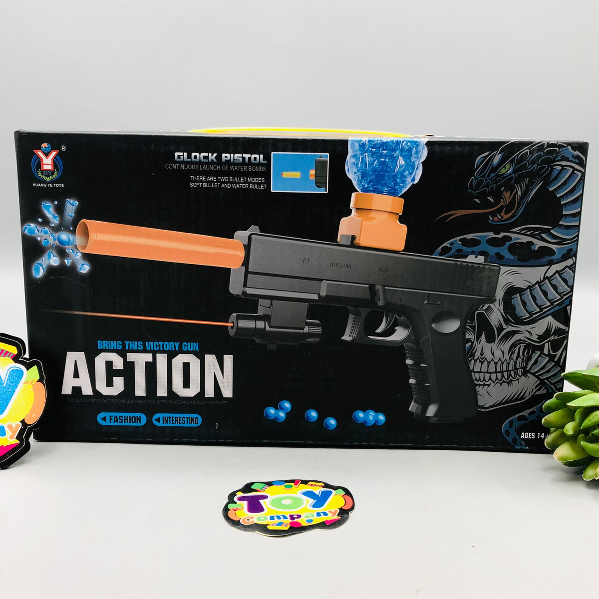 Rechargeable Gel Blaster Shooting Glock Gun
