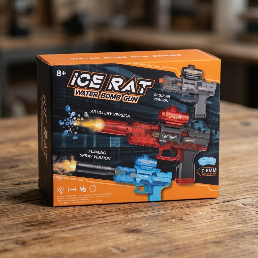Rechargeable Ice Rat Gel Blaster Shooting Gun