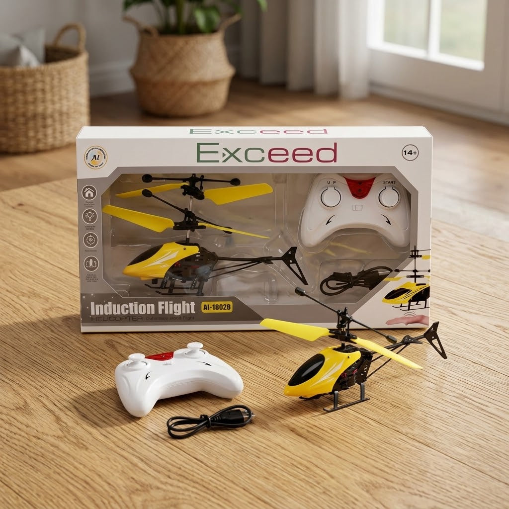 Rechargeable Infrared Induction Helicopter With Remote