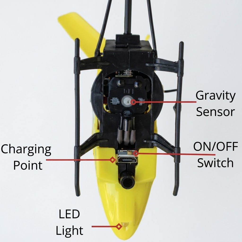 Rechargeable Infrared Induction Helicopter With Remote