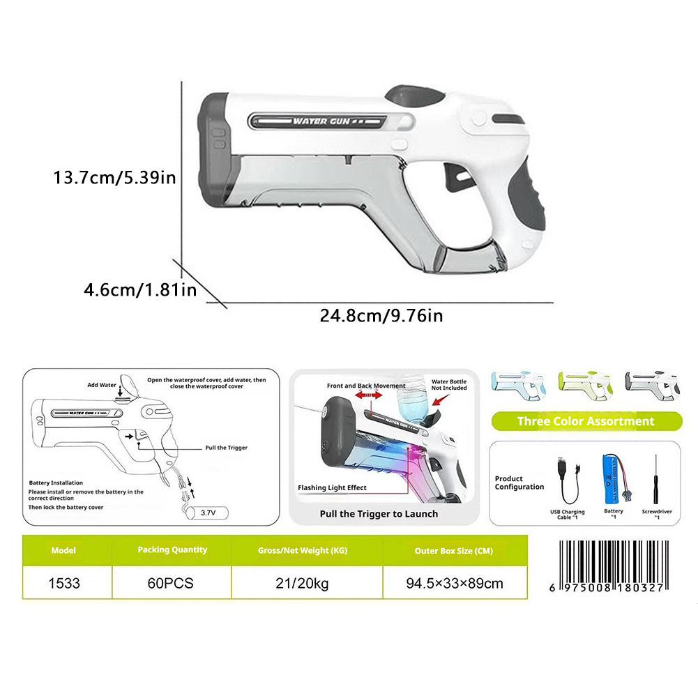 Rechargeable Kids Water Shooting Gun
