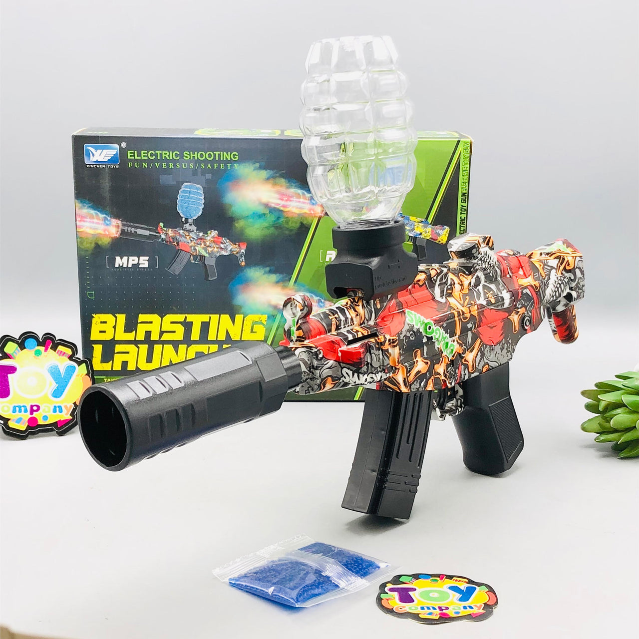 Rechargeable MP5 Gel Blasting Launch Shooting Gun