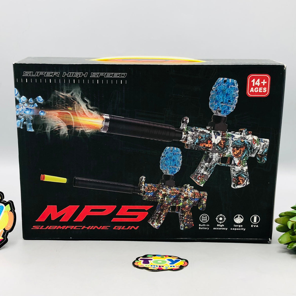 Rechargeable MP5 Submachine Gel Blaster Shooting Gun