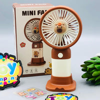 Rechargeable Mini Cute Cartoon Handheld Fan