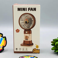 Rechargeable Mini Cute Cartoon Handheld Fan