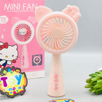 Rechargeable Mini Hello Kitty Themed Three Speed Fan