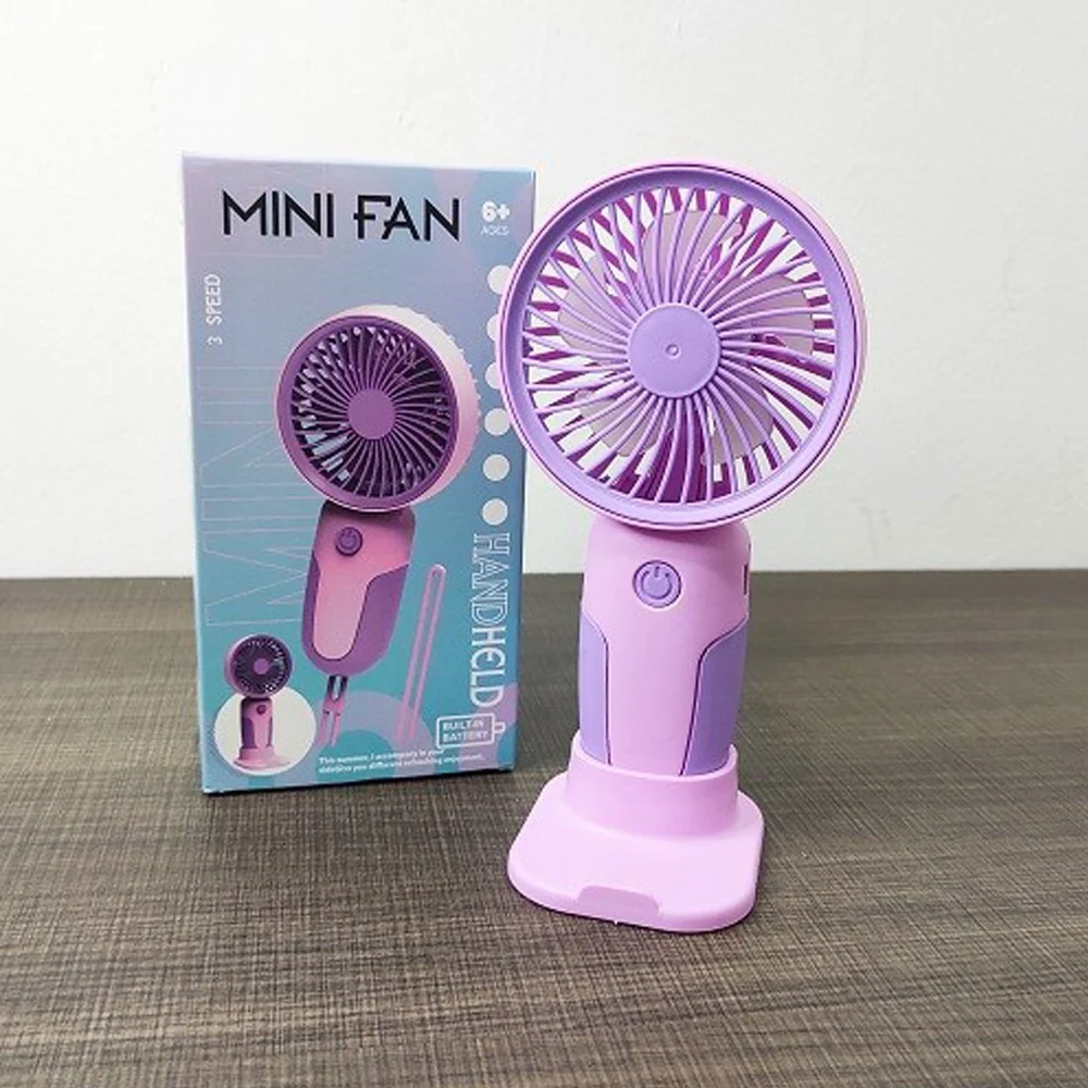 Rechargeable Mini Three Speed Cute Handheld Fan