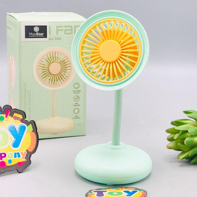 Rechargeable Three Speed Flexible Mini Desktop Fan
