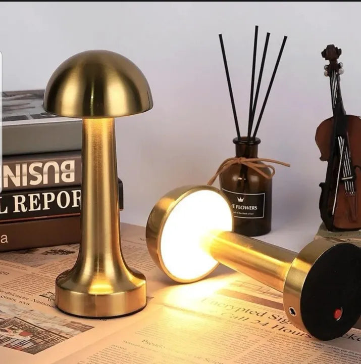 Rechargeable & Touchable Cordless Metal LED Table Lamp
