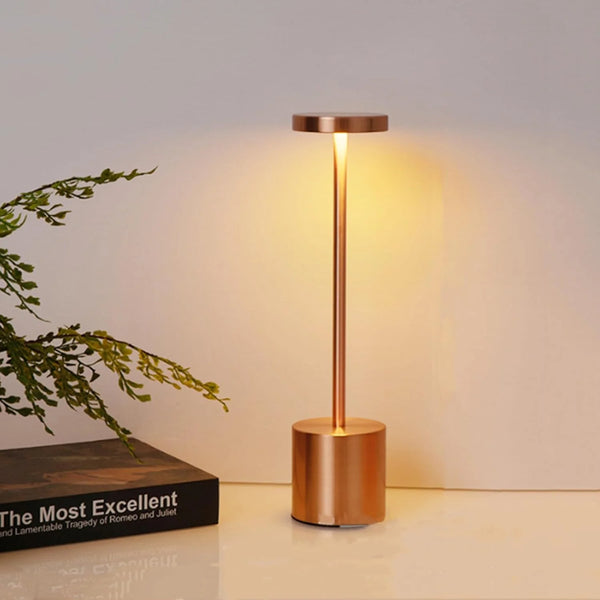 Rechargeable & Touchable Urban Chic Metal LED Table Lamp