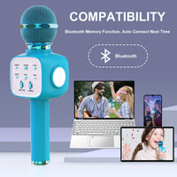 Rechargeable Wireless Bluetooth Karaoke Microphone