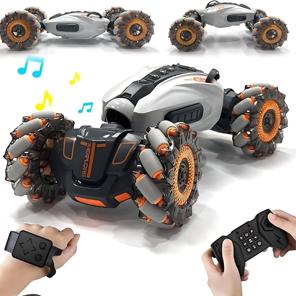 Remote & Gesture Control Dual Form Spray Stunt Twist Car