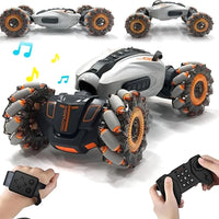 Remote & Gesture Control Dual Form Spray Stunt Twist Car