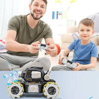 2.4G RC Gel Blaster  Shooting Tank With Smoke