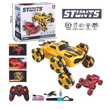 Remote Control 6 Wheels Stunt Car With Smoke